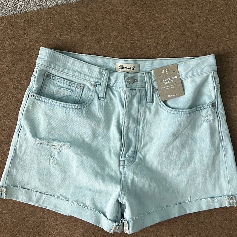 Madewell jean shorts size 27 NEW